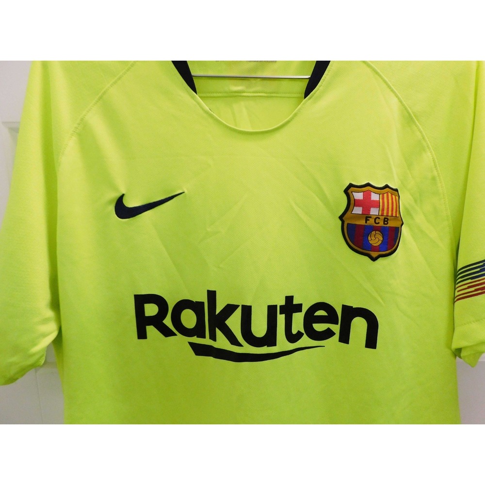Nike Authentic FCB Rakutan 2018 FIFA Soccer‎ Jersey Size XL - Picture 3 of 8